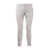 Dondup Dondup Gaubert Slim Pleat Pants In Cotton WHITE