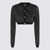 Versace Versace Black Viscose Blend Cardigan Black