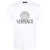 Versace VERSACE COMPACT COTTON JERSEY FABRIC TWO COLOR PRINT T-SHIRT CLOTHING WHITE