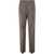 SPORTMAX Sportmax Wounded Wide Leg Trouser With Pences Clothing BROWN
