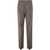 SPORTMAX SPORTMAX WOUNDED WIDE LEG TROUSER WITH PENCES CLOTHING BROWN