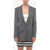 Stella McCartney Lined Single Breasted Blazer With Flap Pockets And Notch Lap Gray