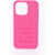 Dolce & Gabbana Fluo Rubber Iphone 13 Pro Case With Logo Embossing Pink