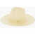 RUSLAN BAGINSKIY Solid Color Straw Hat Yellow
