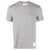 Thom Browne Thom Browne T-Shirt With Application GREY