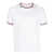Thom Browne THOM BROWNE CREW-NECK T-SHIRT WITH APPLICATION WHITE
