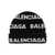 Balenciaga BALENCIAGA Bal Horizontal Allover wool beanie BLACK