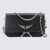 Zadig & Voltaire Zadig&Voltaire Black Leather Rock Nano Swing Your Wings Bag NOIR SILVER