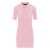 DSQUARED2 DSQUARED2 PINK OPENWORK KNITTED DRESS Pink
