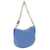 Michael Kors Light Blue Shoulder Bag with Logo Detail in Leather Woman BLUE