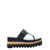 Stella McCartney Black Thong Sandals with Sneak-Elyse Platform in Eco Leather Woman BLACK