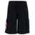 M44 LABEL GROUP Black Cargo Bermuda Shorts With Logo Embroidery In Cotton Man Black