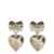 Alessandra Rich Alessandra Rich 'Metal Heart' Earrings SILVER