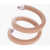 Bottega Veneta Nappa Spiral Bracelet With Silver Details Beige