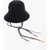 AMBUSH Cotton Bucket Hat With Multi Laces Black