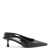 Jimmy Choo Jimmy Choo Black Leather Amel Slingback Pumps Black