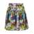 Dolce & Gabbana Mini Multicolor Skirt with All-Over Floreal Print in Cotton Woman MULTICOLOR