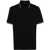 Moncler MONCLER logo-appliqué polo shirt BLACK
