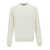 Tom Ford White Crewneck Sweatshirt with Logo Patch in Modal Blend Man WHITE