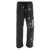 Off-White Black Pants With Drawstring And Graphic Print In Cotton Man Black