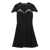 COSTARELLOS Costarellos Mangano Silk Georgette Dress Black