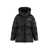 Palm Angels PALM ANGELS HOODED TECHNO FABRIC DOWN JACKET BLACK