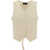 THE ANDAMANE Vest OFF WHITE - PINK