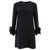 Valentino Garavani VALENTINO Crepe Couture short dress BLACK