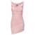 THE ANDAMANE The Andamane 'Shiny' Mini Dress PINK