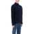 A.P.C. Sweater With Partial Zipper Placket DARK NAVY