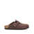 Birkenstock Brown Mule with Strap in Waxy Leather Woman BROWN