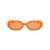 THE ATTICO The Attico Sunglasses ORANGE/SILVER/ORANGE