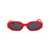 THE ATTICO The Attico SUNGLASSES RED/YELLOWGOLD/DARKBLUE