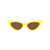 THE ATTICO The Attico Sunglasses LEMON/YELLOWGOLD/BROWN