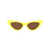 THE ATTICO The Attico SUNGLASSES LEMON/YELLOWGOLD/BROWN