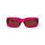 THE ATTICO The Attico Sunglasses MAROON/SILVER/RED