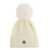 Moncler Moncler Hat With Pom-Pom WHITE