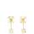 Off-White Off-White 'Double Arrow' Earrings GOLD