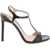 Tom Ford Angelina Sandals In Croco-Embossed Glossy Leather ESPRESSO