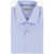 CORNELIANI Sartoria Micro Gingham Patterned Cotton Shirt Light Blue