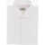 CORNELIANI Cc Collection Jacquard Cotton Shirt With Hidden Buttoning White