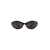 Balenciaga Balenciaga 90S Oval 0285S Sunglasses Accessories BLACK