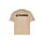 Jil Sander T-Shirt In Jersey Di Cotone Con Logo Jil Sander Stampato Beige