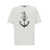 Dolce & Gabbana Oversized White T-Shirt with Branded Anchor Print in Cotton Man WHITE