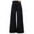 Isabel Marant 'Lemony' Black Five-Pocket Jeans with Logo Patch in Cotton Denim Woman BLACK