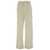Isabel Marant 'Bymara' Beige Five-Pocket Jeans with Logo Patch in Cotton Blend Denim Woman WHITE