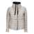 Herno Black And White Reversible Down Jacket With Funnel Neck In Polyamide Woman MULTICOLOR