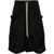 Rick Owens Rick Owens Drop-Crotch Satin Shorts Black