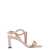 POLLINI 'Bling Bling' Pink Sandals With Rhinestone Detail In Suede Woman PINK