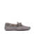 TOD'S TOD'S NUBUCK MORBIDONE LOAFER SHOES GREY